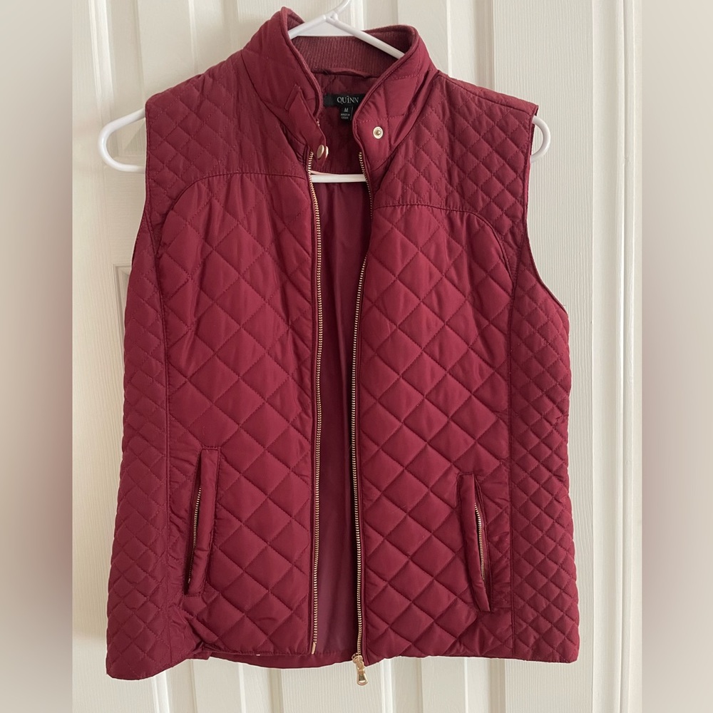 Red Quilted Vest